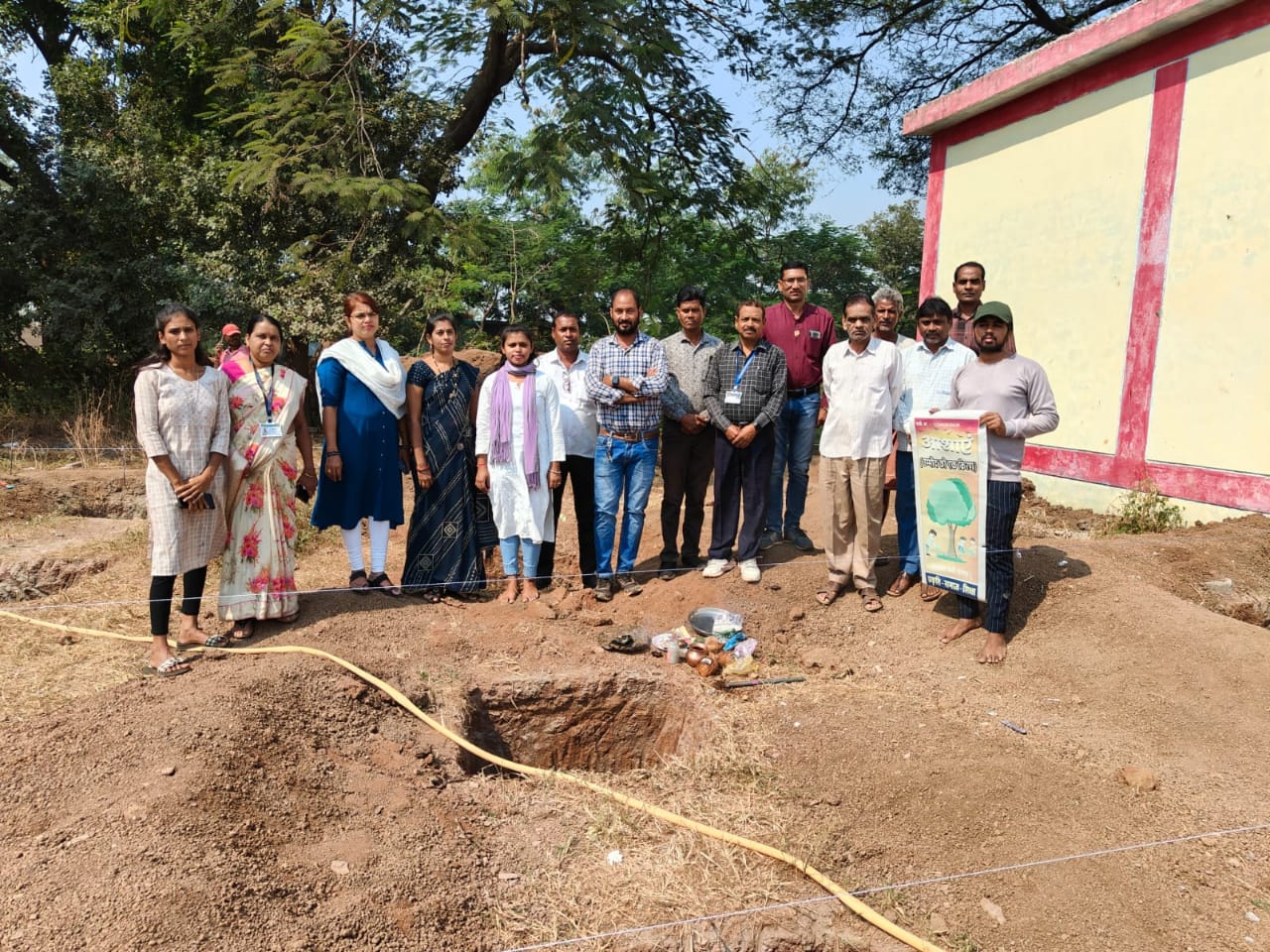 पुस्तकालय का भूमिपूजन रिपब्लिक एक्सप्रेस न्यूज