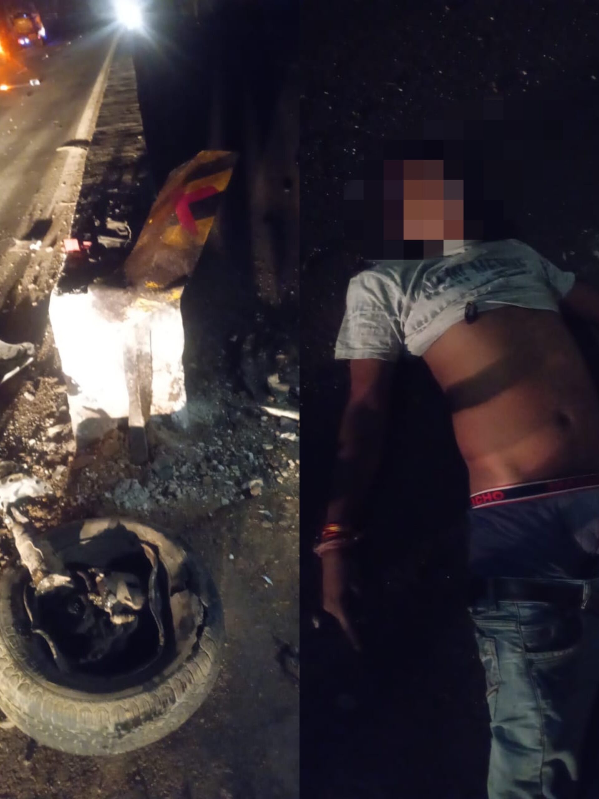 पुराना धमतरी रोड/purana dhamtari road kolar khorpa/accident/republic express news